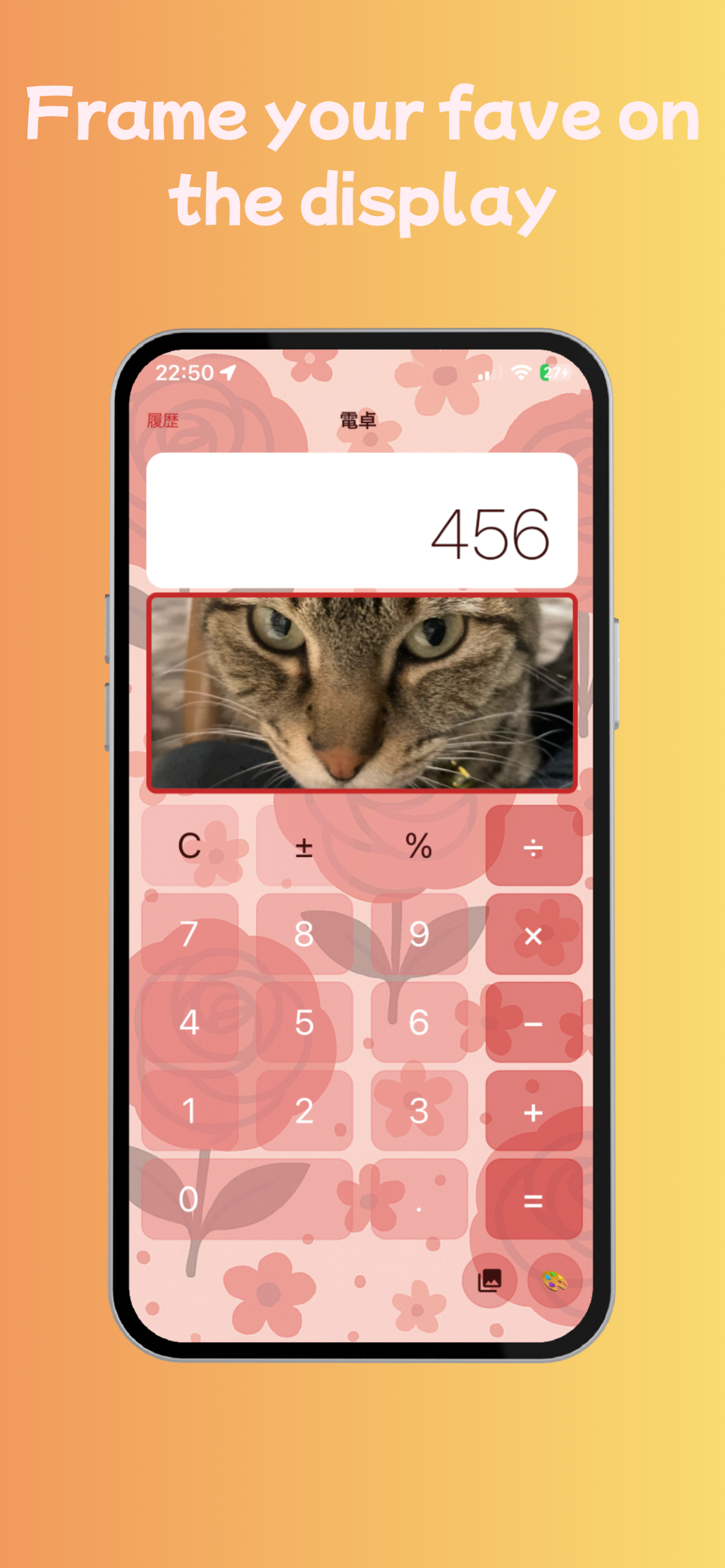 Oshikatsu Frame settings